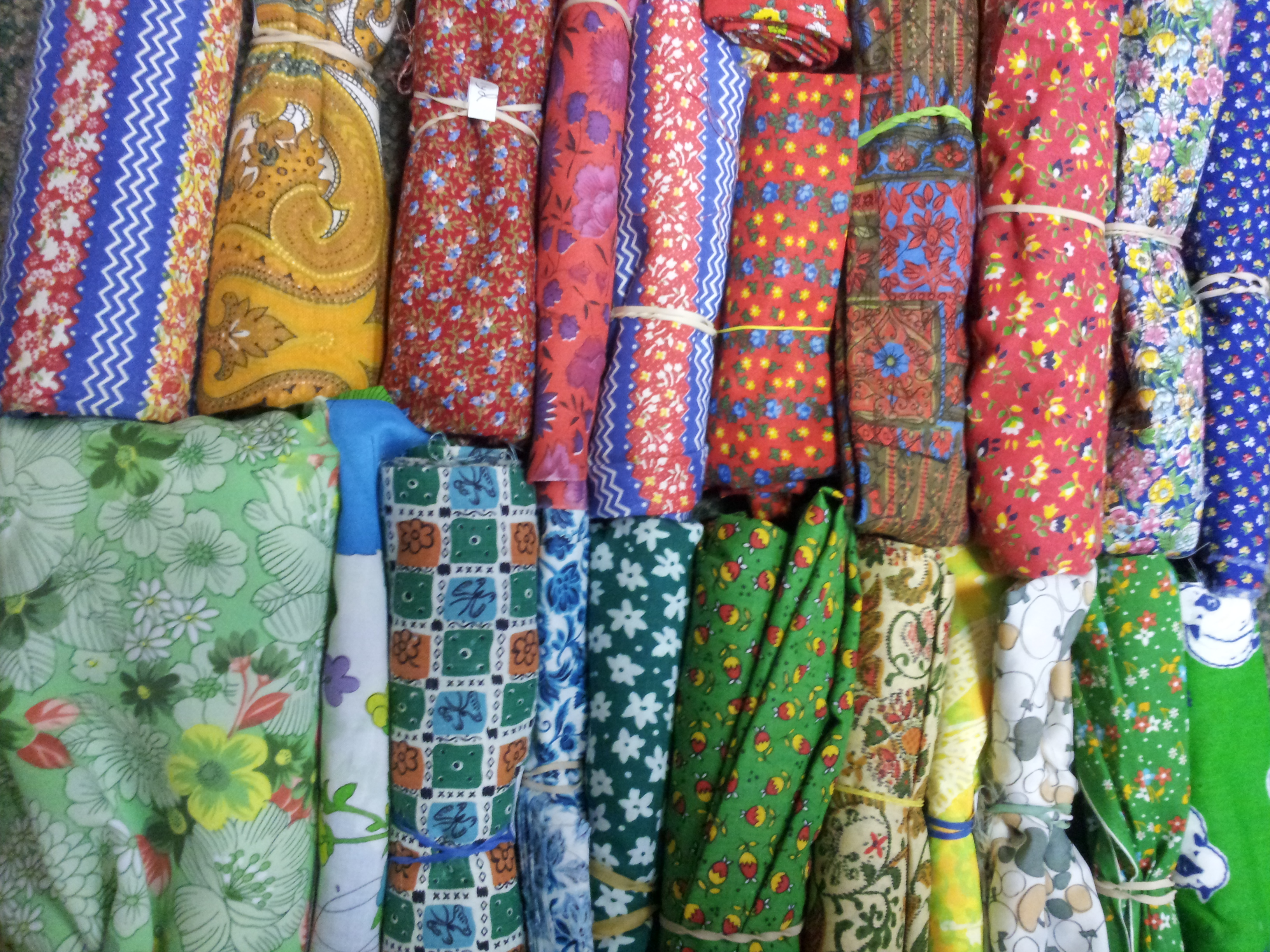 We have so much fabric!