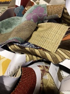 Large fabric samples