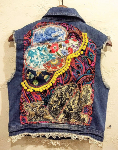 denim jacket assemblage