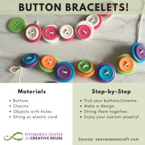 Button bracelet instructions
