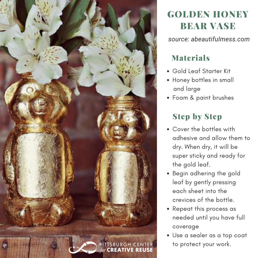 Honey Bear Vase instructions